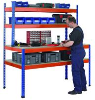 Darbastalis Schulte Z1 su lentynomis 2460 x 770 x 1980 mm