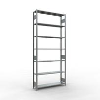 Metalinė lentyna Schulte Multiplus 3000 mm x1300 mm, dvipusė, įstatoma