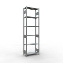 Metalinis stelažas Schulte Multiplus 2500 mm x750 mm dvipusis, įstatomas