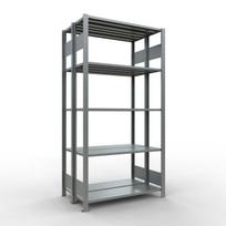 Metalinis stelažas Schulte Multiplus 2000 mm x1000 mm dvipusis įstatomas x2