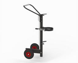 KONGAMEK 07200ERGO vežimėlis balionams transportuoti 530 x 520mm 80 kg