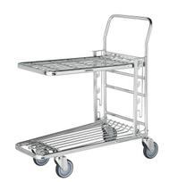 Parduotuvinis vežimėlis KONGAMEK 4202E3B 890 x 520mm 300 kg su stabdžiais