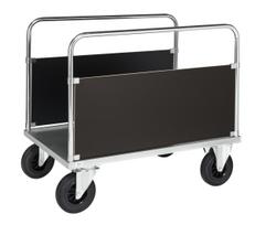 Platforminis vežimėlis su bortu KONGAMEK 6363B 1200 x 800mm 500 kg su stabdžiais