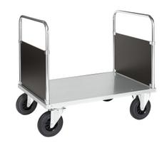 Platforminis vežimėlis su bortu KONGAMEK 6333B 1200 x 800mm 500 kg su stabdžiais