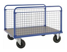 Platforminis vežimėlis su tinkliniu bortu KONGAMEK 2362 1000 x 700mm 500 kg