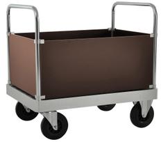 Platforminis vežimėlis KONGAMEK 1351B 900 x 600mm 800 kg su stabdžiais