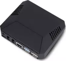 Argon40 „Argon ONE V3 M.2 NVMe PCIe“ korpusas, skirtas „Raspberry Pi 5“ – su ventiliatoriumi ir aušintuvu – aliuminis – juodas} (ARG-24396)