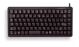 Kompaktiška klaviatūra Cherry G84-4100LCAGB-2 QWERTY 83 klavišai Combi USB/PS/2 juoda 1,75 m laidas