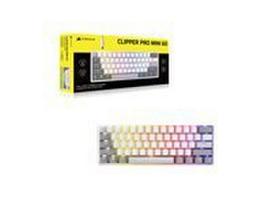 CORSAIR CLIPPER PRO MINI 60 Hall Effect Gaming Keyboard White