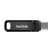 USB Atmintinė - SanDisk 256GB USB Type-A / Type-C 3.2 Gen 1 Juoda