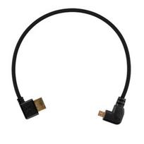 HDMI Laidas - 30cm Kampinis HDMI į Micro HDMI 8K @ 60Hz, 4K @ 120Hz
