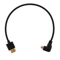 HDMI Laidas - HDMI į Micro HDMI Dešinės Pusės 30cm 8K @ 60Hz 4K @ 120Hz