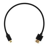 HDMI Laidas - HDMI į Micro HDMI 30cm 48Gbps 8K 60Hz Auksu Padengtas