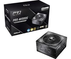 „Asrock“ PRO-M1000G 1000 W 80 PLUS Gold maitinimo blokas