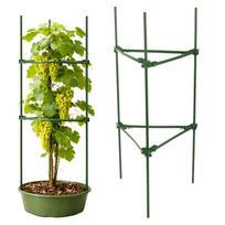 Trikampė augalų atrama DIVODV, 90 cm, žalia