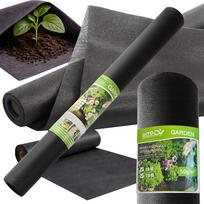 Stora juoda agrodanga 50g 1x10m piktžolių kontrolės mulčiavimo danga