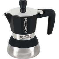 Pedrini MyMoka Induction moka kavinukas, 2 puodelių, sidabrinis / mėlynas