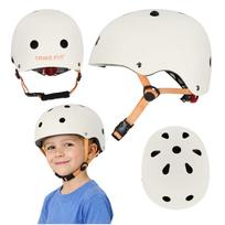 Vaikiškas dviratininko šalmas Trike Fix su LED, S (48-54 cm), smėlio spalvos