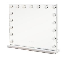 Brilagi - LED dimeriuojamas makiažo veidrodis HOLLYWOOD LED/15W/230V 60x50 cm baltas