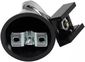 Eko Light Led Line Prime Šviestuvų bėgeliuose LUMICANTO pakabinimo troselio komplektas 1.5m juodas