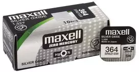 Maxell 364 SR621SW sidabro oksido laikrodžių baterijos 10 vnt.