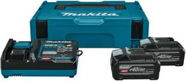 Makita Akumuliatorių ir kroviklio komplektas XGT®, 40Vmax 1911B9-4 XGT® • 40Vmax • 2vnt 4.0Ah • DC40RA
