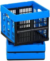 VEVOR Sulankstomos plastikinės daiktadėžės 25 l, 3 vnt.