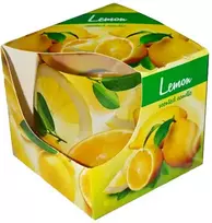 Admit Kvepianti žvakė stikliniame indelyje Lemon