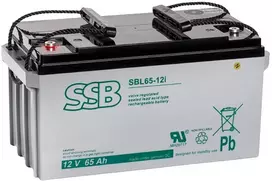 Akumuliatorius (AGM) SSB SBL (65Ah, 12V, F13 M6, VRLA)