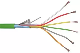 Apsauginis kabelis CAVI FERMI 6x0.22 (Lūdytas, ekranuotas, LZSH, Cca, 100m)
