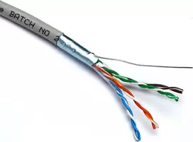 Kabelis ryšio Excel 100-216 Cat5 F/UTP (PVC, ECA, pilkas, ritė 305m.)