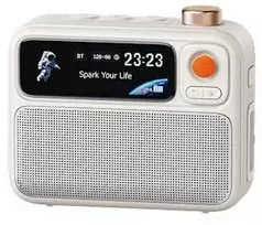 Divoom FlowToo All-Day Lifestyle Speaker, baltas