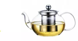 Stiklinis arbatinukas/žolelių plikymo indas 1200 ml, 0783L, KAMILLE