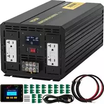 VEVOR Keitiklis 5000W 12V į 110V su LCD ekranu