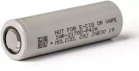 Molicel 3,6V 4200mAh 45A akumuliatorius INR-21700-P42A