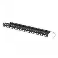 Black Box BLACKBOX CAT6A BLANK PATCH PANEL, 24-PORT - 24 PORT
