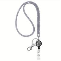 1pc Sparkling Neck Lanyards for Mobile Phone Holder Rhinestones Necklace Retractable Neck Lanyard Eyeglass Holder Lanyard juoda