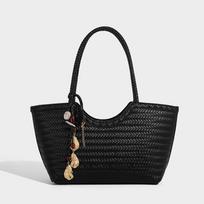 New Women's Woven Tote Bag Large Capacity Commuter Basket Bag Sense Versatile Top-Handle Bag Casual Daily Office Ladies Handbag gray