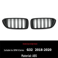 Blizgios juodos grotelės, pakeičiančios 2018–2020 m. BMW 6 serijos G32 black