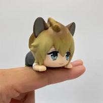 Twisted Wonderland Ruggie Bucchi Chokonose Action Figure Toys Collection Anime Leona Decor Figure Dolls Gifts for Kids little defects brown