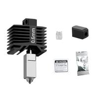 Bamboo X1/P1 Series 3D Printer Upgrade: All-Metal Hotend with Hardened Steel Nozzle black