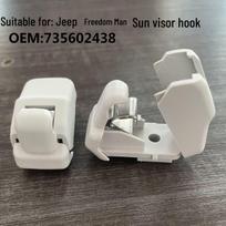 Sun Visor Hook Clip for 2016 Jeep Renegade 1.4 (Part #735602438) Gu Zheng Auto Parts Factory gray