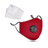 Apsauginės nuo taršos Pm2.5 dulkių kaukės, plaunamos ir daugkartinio naudojimo, su įdedamu tarpikliu, medvilninės, unisex, kelioninės PPE kaukės, patogios ir pralaidžios orui one size juoda