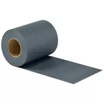 Tvoros uždangos juostos, 4 vnt. rinkinys, plastikinės, atsparios UV spinduliams ir vandeniui, su tvirtinimo spaustukais, 35 m x 19 cm, pilkos spalvos