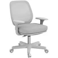 Vinsetto Biuro kėdė, Ergonomiška stalinė kėdė su pasukimo funkcija, Reguliuojamas aukštis 55 x 48 x 82,5–94,5 cm Pilka