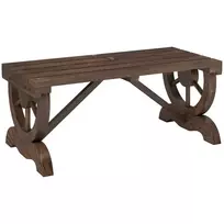 Medinis sodo suoliukas 98 x 50 x 39,5 cm