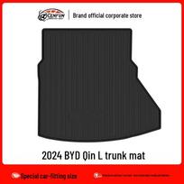 TPE Waterproof, Odorless Trunk and Floor Mats for BYD Qin L EV (2015) black