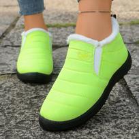 vyriški batai, žiemos sniego batai, neperšlampami pusbačiai, lauko batai, patogūs vyriški sportiniai batai 38 fluorescencinė žalia spalva