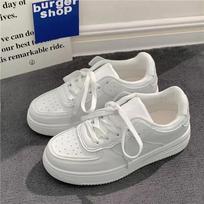 Tennis Sneakers Woman Spring Autumn Sports Board Shoes Fashion Comfort Casual Academy Style Little White Shoes Female 35 balta