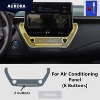 TOYOTA COROLLA CROSS 20-23 Automobilio Salono Centrinės Konsolės Skaidri TPU Apsauginė Plėvelė Anti-scratch Remontinė Plėvelė Priedai For Gear Panel A brown